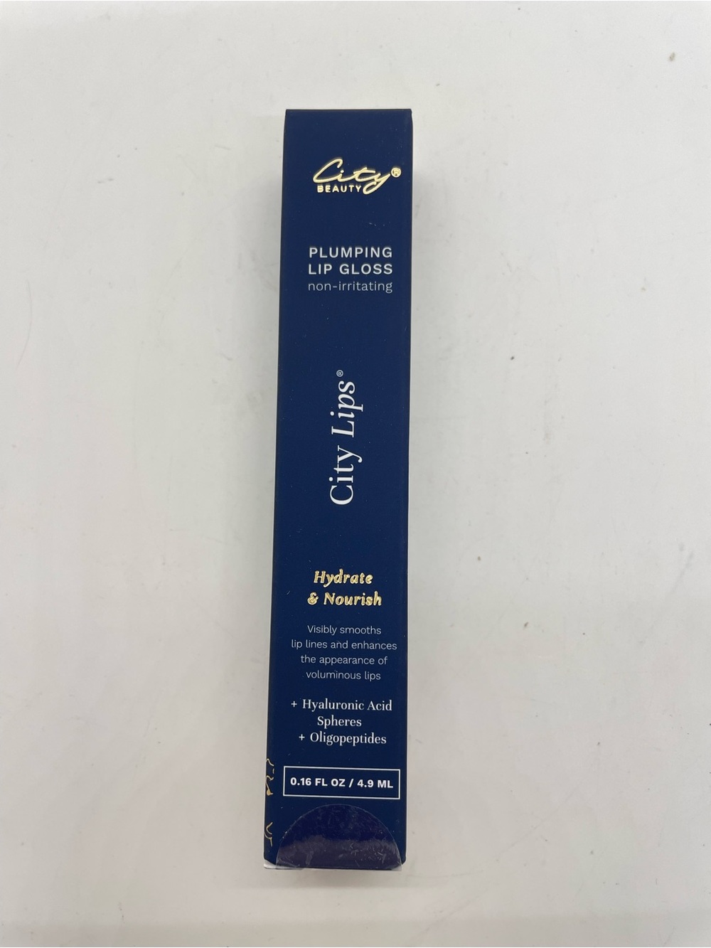 City Lips Plumping Lip Gloss South Peach NIB